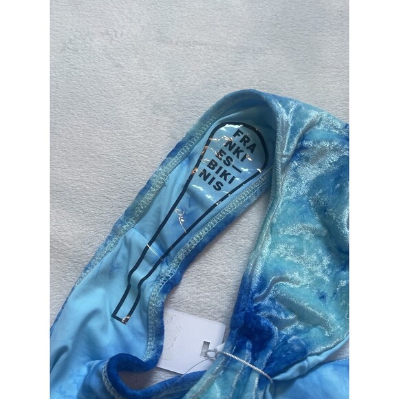 Frankie’s Bikinis Jared Bottom In Aqua Tie Dye Sz XS New - Picture 8 of 8